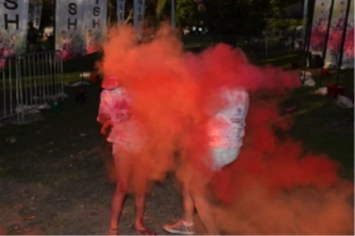 Colour run event in Darwin — event photography